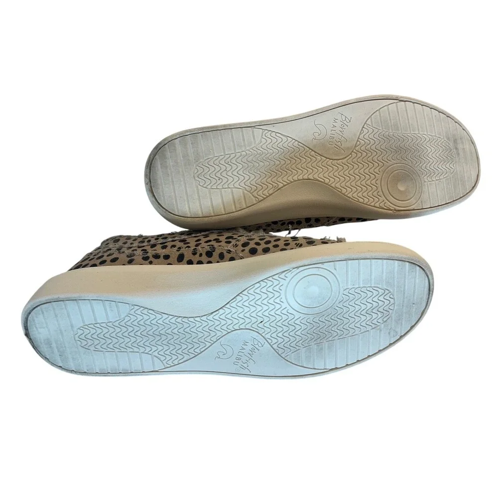Blowfish Malibu Sneakers Women 8.5M Beachside Low Top Pixie‎ Cheetah Fabric - Picture 6 of 11